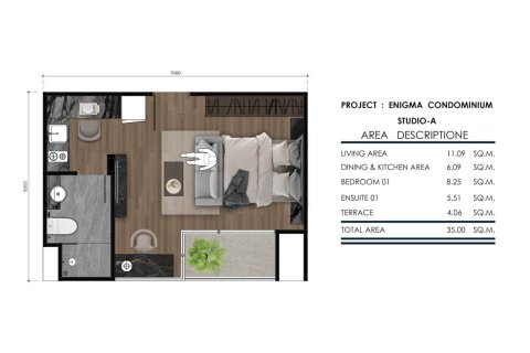 Studio in Rawai, Thailand № 165772 - photo 9