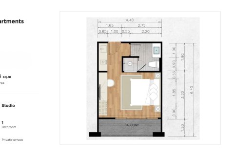 Студия в Карон, Таиланд № 165770 - фото 15