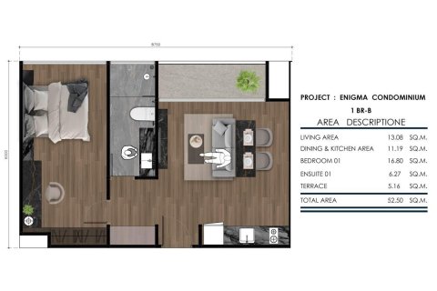 Condo à Rawai, Thaïlande, 1 chambre № 165775 - photo 15