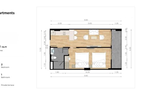 Condo à Karon, Thaïlande, 2 chambres  № 165769 - photo 13