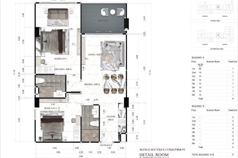 Condo à Pattaya, Thaïlande, 2 chambres № 209051 - photo 27