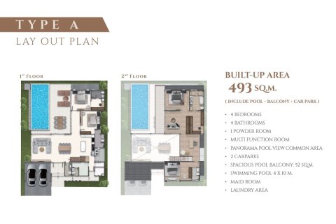 Villa in Bang Tao, Thailand 4 bedrooms № 165832 - photo 13