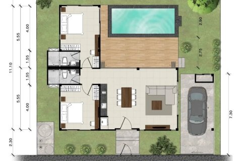 Villa in Ao Nang, Thailand 2 bedrooms № 165220 - photo 9