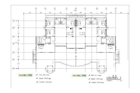 Квартира в Ланта Яи, Таиланд с 3 спальнями  № 165218 - фото 21