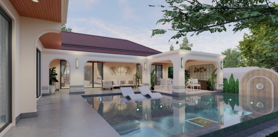 Вилла в Хуа Хине, Таиланд с 3 спальнями  № 149577