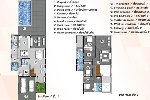 Villa in Chiang Mai, Thailand 4 bedrooms № 149581 - photo 12