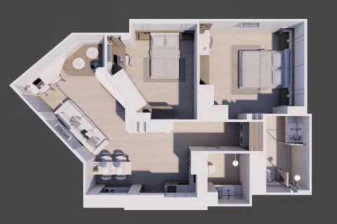 Кондоминиум с 2 спальнями в Чиангмае, Таиланд № 164472 - фото 25