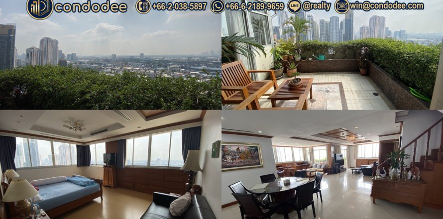 คอนโดมิเนียมในคลองเตย, กรุงเทพฯ, ประเทศไทย, 3 ห้องนอน № 200752