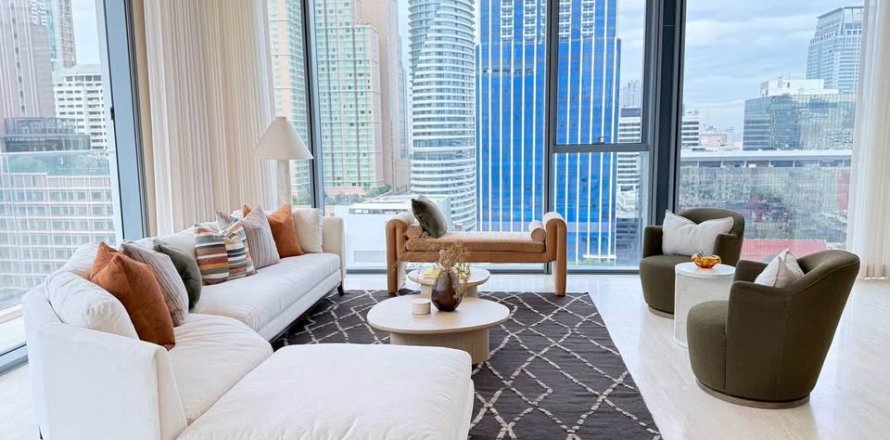 Condo à Bangkok, Thaïlande, 2 chambres № 158840