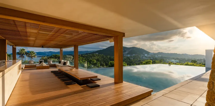 Вилла в Самуи, Таиланд с 8 спальнями  № 149462