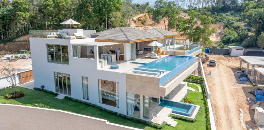 Вилла на Пляже Лаян, Таиланд с 3 спальнями  № 166105