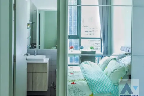 Eigentumswohnung in Huai Khwang, Bangkok, Thailand, 1 Schlafzimmer  № 219597 - Foto 4