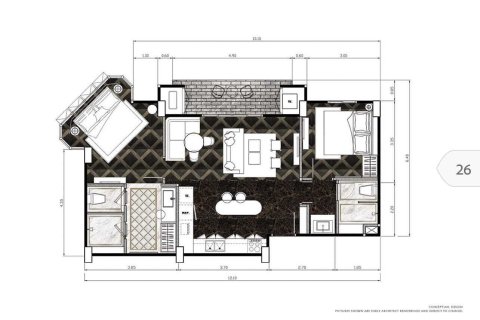 Condo in Pattaya, Thailand, 2 bedrooms  № 168868 - photo 8