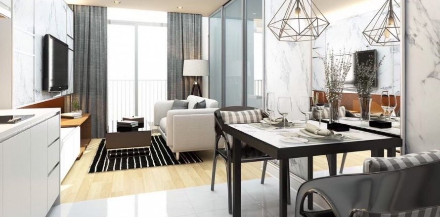 Студия в кондо в Сатхоне, Бангкок, Таиланд № 139662