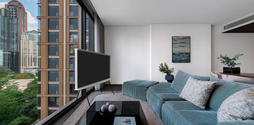 Condo à Sathon, Bangkok, Thaïlande, 2 chambres № 166407
