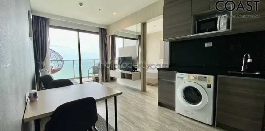 Condominio de 1 dormitorio en Jomtien Beach, Pattaya, Tailandia № 213057