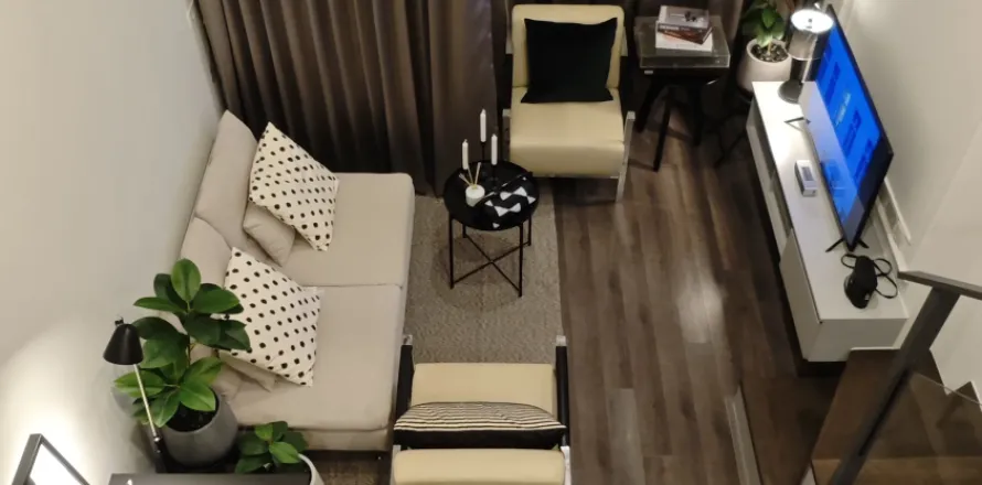 Studio dans le Condo à Din Daeng, Bangkok, Thaïlande № 171867