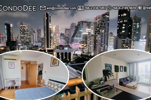 Condo à Watthana, Bangkok, Thaïlande, 1 chambre № 201056 - photo 1