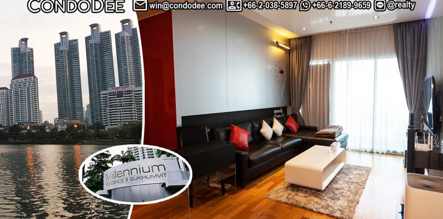 Condo à Khlong Toei, Bangkok, Thaïlande, 3 chambres № 201055