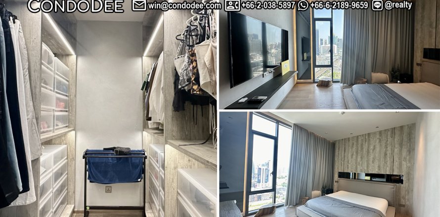 Condo à Khlong Toei, Bangkok, Thaïlande, 2 chambres № 201051
