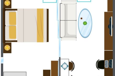 Студия в кондо в Пхукете, Таиланд № 153196 - фото 6