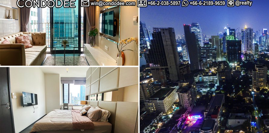 Condo à Watthana, Bangkok, Thaïlande, 1 chambre № 200642