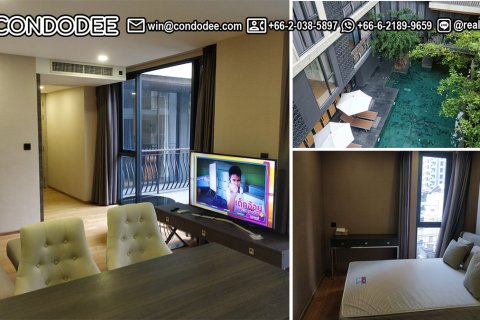 Condo à Pathum Wan, Bangkok, Thaïlande, 2 chambres № 200643 - photo 1