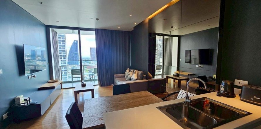 Studio dans le Condo à Watthana, Bangkok, Thaïlande  № 167948