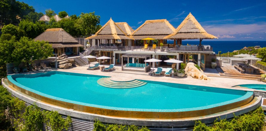 Вилла в Тау, Таиланд с 5 спальнями № 156940