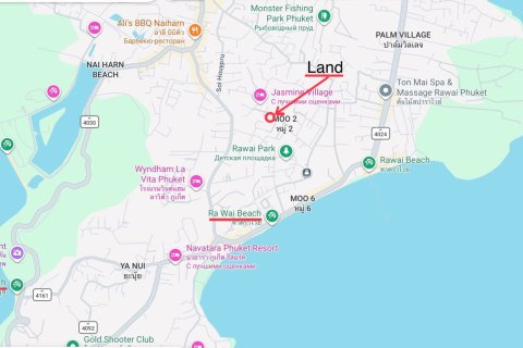 Земельный участок в Пхукете, Таиланд 1600м2 № 162977 - фото 4