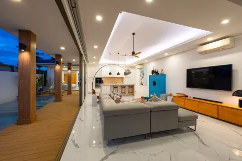 Вилла в Самуи, Таиланд с 3 спальнями  № 153152 - фото 24