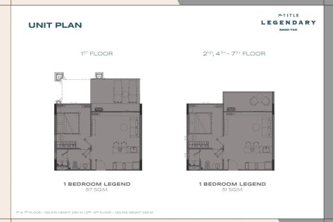 Condo à Bang Tao, Thaïlande, 1 chambre  № 166124 - photo 14