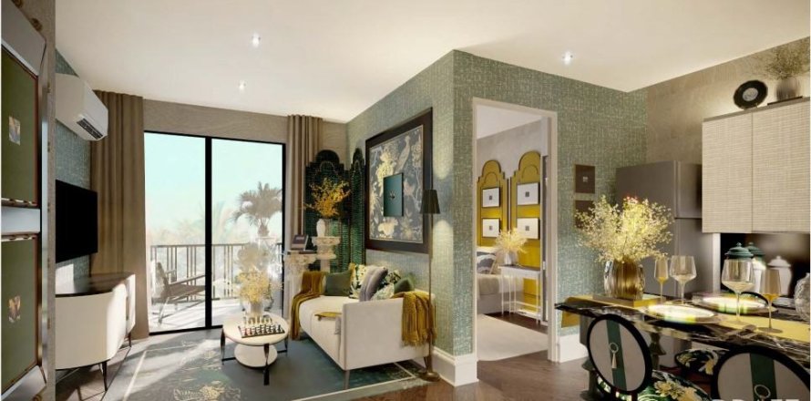 Кондоминиум с 1 спальней в Банг Тао, Таиланд № 166121