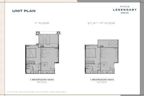 Condo à Bang Tao, Thaïlande, 1 chambre  № 166125 - photo 15