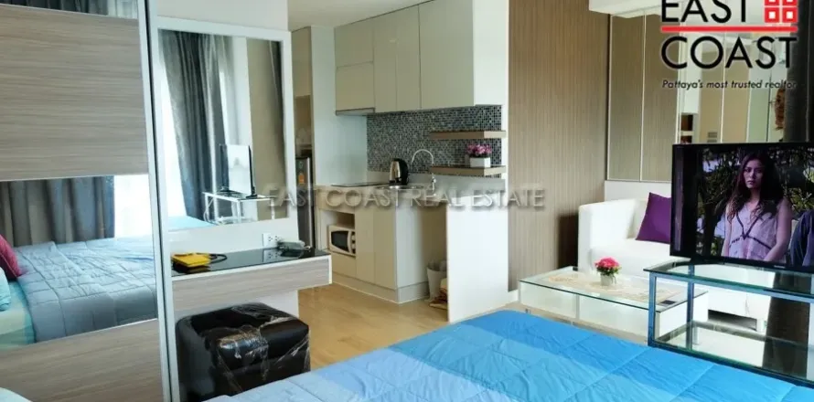 Estudio en el condominio en Jomtien Beach, Pattaya, Tailandia № 213245