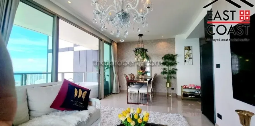 Condominio de 2 dormitorios en Jomtien Beach, Pattaya, Tailandia № 213244