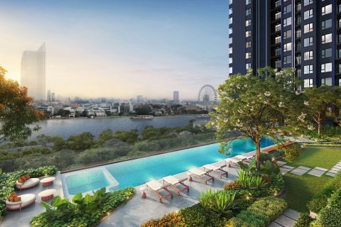 Кондоминиум с 2 спальнями в Кхлонг Сане, Бангкок, Таиланд № 170754 - фото 4