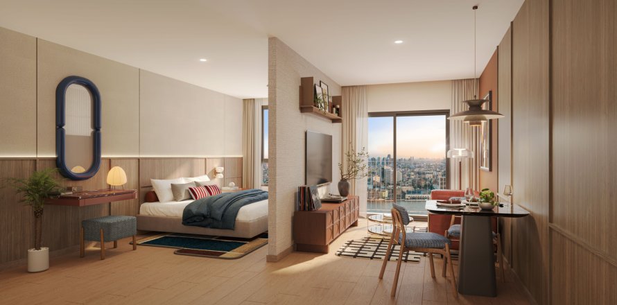 Кондоминиум с 2 спальнями в Кхлонг Сане, Бангкок, Таиланд № 170754