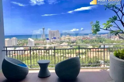 Condo sur Jomtien Beach, Pattaya, Thaïlande, 2 chambres  № 211155