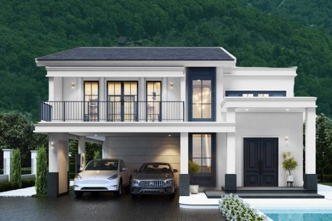 Дом в Сан-Сая, Таиланд с 3 спальнями  № 156085 - фото 1