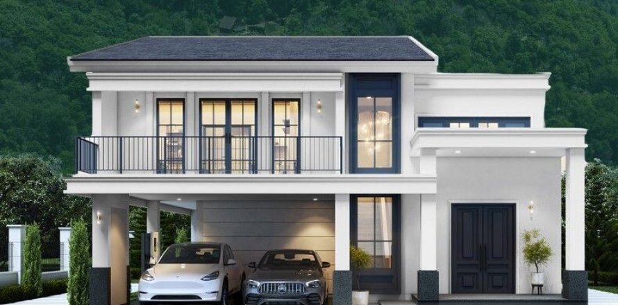 Дом в Сан-Сая, Таиланд с 3 спальнями  № 156085