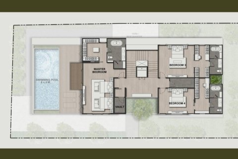 House in Bangkok, Thailand 4 bedrooms № 209665 - photo 7