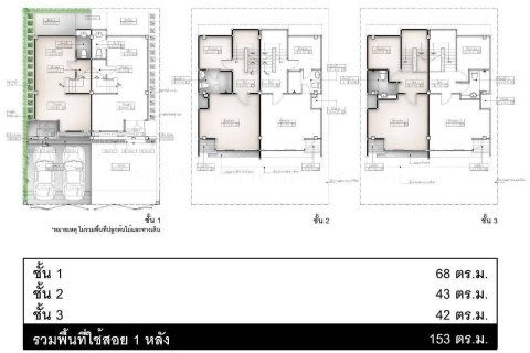 Townhouse in Nonthaburi, Thailand 3 bedrooms № 155112 - photo 6