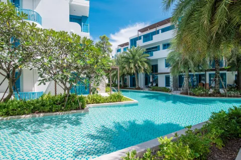 Кондоминиум с 2 спальнями в Хуа Хине, Таиланд № 136609 - фото 9