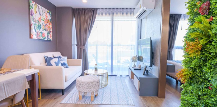 Condo à Pattaya, Thaïlande, 1 chambre  № 166746
