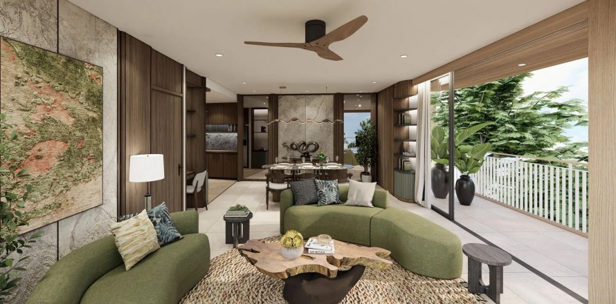 Кондоминиум с 4 комнатами в Пхукете, Таиланд в Laguna Golf Residences Hibiscus № 133332