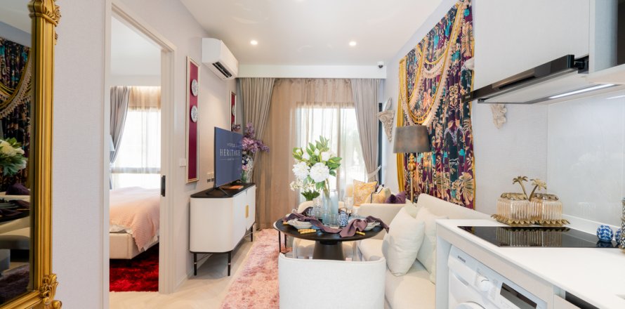 Apartamento de 2 habitaciones en Pattaya, Tailandia № 201847