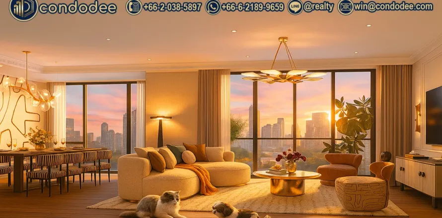 Condo in Watthana, Bangkok, Thailand, 3 bedrooms  № 201124