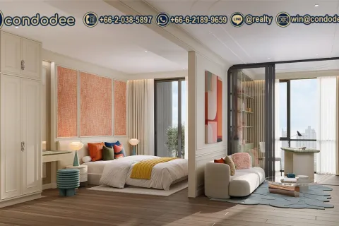 Condo à Watthana, Bangkok, Thaïlande, 1 chambre  № 201122