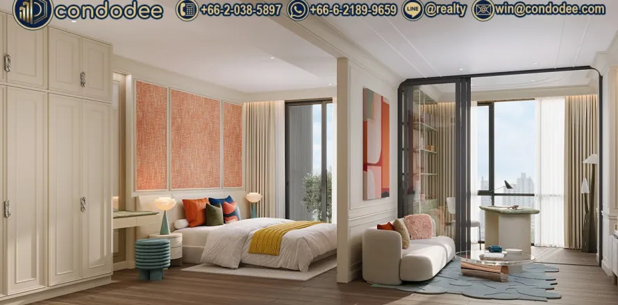 Condo à Watthana, Bangkok, Thaïlande, 1 chambre № 201122